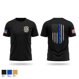 Short Sleeve Performance Shirt, El Paso Community College Law Enforcement Training Academy Class 105, Police, Teamtime, Team time, sublimation, custom sports apparel, team uniforms, spirit wear, spiritwear, sports uniforms, custom shirts, team store, custom team store, fundraiser sports, apparel fundraiser