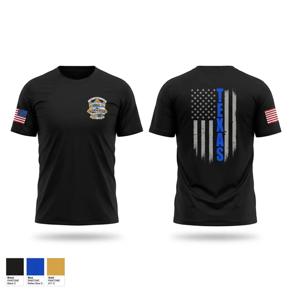 Short Sleeve Performance Shirt, El Paso Community College Law Enforcement Training Academy Class 105, Police, Teamtime, Team time, sublimation, custom sports apparel, team uniforms, spirit wear, spiritwear, sports uniforms, custom shirts, team store, custom team store, fundraiser sports, apparel fundraiser