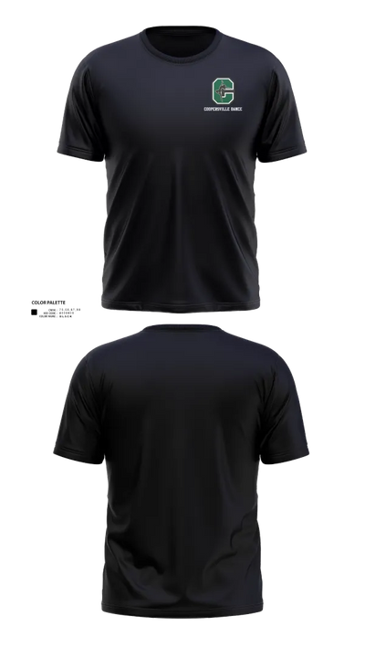 Coopersville Dance Team 93939428 Short Sleeve Performance Shirt - 21