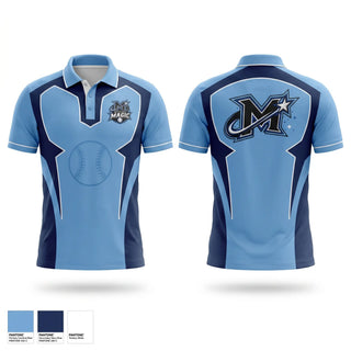 Short Sleeve Performance Polo, Michiana Magic, Baseball, Teamtime, Team time, sublimation, custom sports apparel, team uniforms, spirit wear, spiritwear, sports uniforms, custom shirts, team store, custom team store, fundraiser sports, apparel fundraiser
