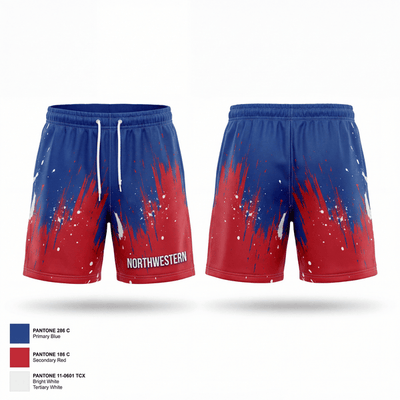 Northwestern 4335668 Athletic Shorts With Pockets - 1