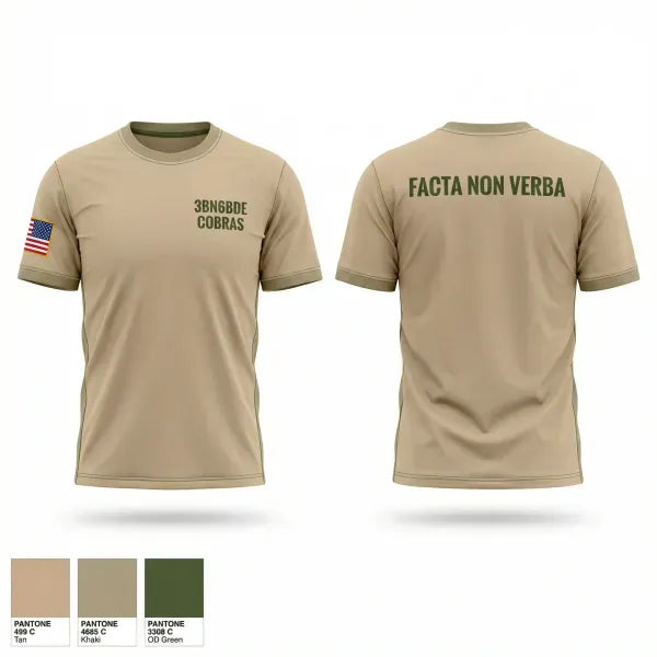 Old School Cotton Feel Shirt, 3BN/6BDE Cobras, Army, Teamtime, Team time, sublimation, custom sports apparel, team uniforms, spirit wear, spiritwear, sports uniforms, custom shirts, team store, custom team store, fundraiser sports, apparel fundraiser