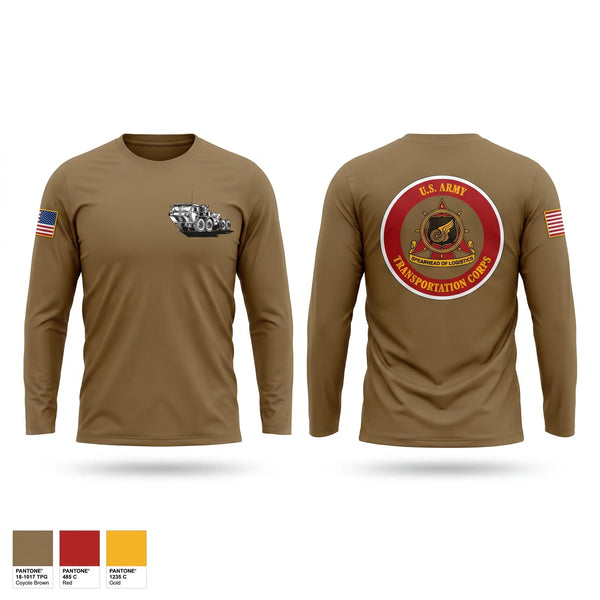 Long Sleeve Performance Shirt, 851st Transportation Company, Army, Teamtime, Team time, sublimation, custom sports apparel, team uniforms, spirit wear, spiritwear, sports uniforms, custom shirts, team store, custom team store, fundraiser sports, apparel fundraiser