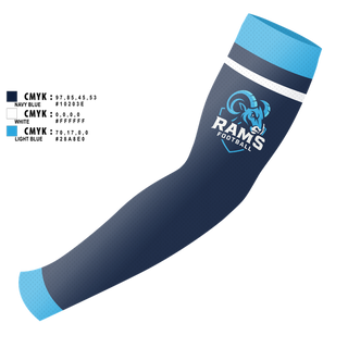 Arm Sleeve, Rams Football, , Teamtime, Team time, sublimation, custom sports apparel, team uniforms, spirit wear, spiritwear, sports uniforms, custom shirts, team store, custom team store, fundraiser sports, apparel fundraiser