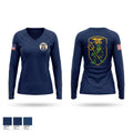 Naval Special Warfare Women's Long Sleeve V-neck Shirt - 1