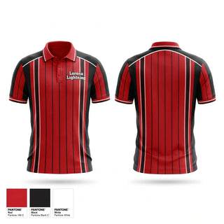 Short Sleeve Performance Polo, Lorena Lightning, Baseball, Teamtime, Team time, sublimation, custom sports apparel, team uniforms, spirit wear, spiritwear, sports uniforms, custom shirts, team store, custom team store, fundraiser sports, apparel fundraiser