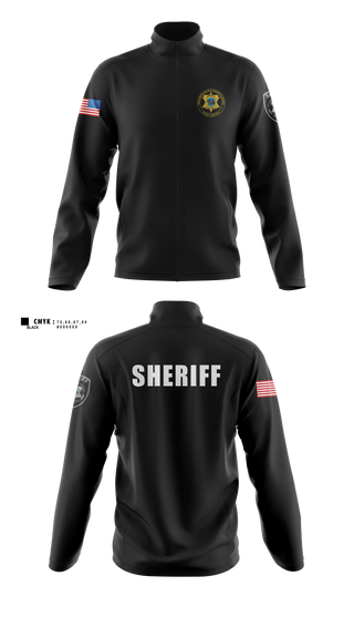 Fleece Jacket, Jefferson County Sheriff's Office, Police, Teamtime, Team time, sublimation, custom sports apparel, team uniforms, spirit wear, spiritwear, sports uniforms, custom shirts, team store, custom team store, fundraiser sports, apparel fundraiser