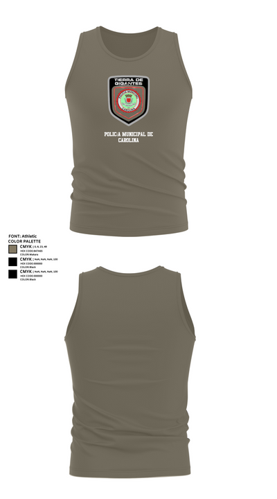 Policía Municipal de Carolina 96327149 Tank Top - 75