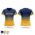 Diamonds 82194391 Women's Short Sleeve V-neck Shirt - 1