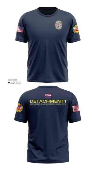 Short Sleeve Performance Shirt, Detachment 1 SERO, National Guard, Teamtime, Team time, sublimation, custom sports apparel, team uniforms, spirit wear, spiritwear, sports uniforms, custom shirts, team store, custom team store, fundraiser sports, apparel fundraiser