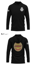 THP motor carrier unit Long Sleeve Performance Shirt with hood - 3