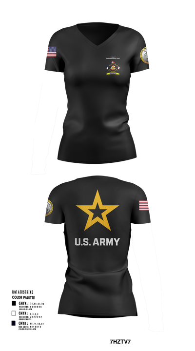 University of Toledo Army Marksmanship Unit 95742667 Women's Short Sleeve V-neck Shirt - 103