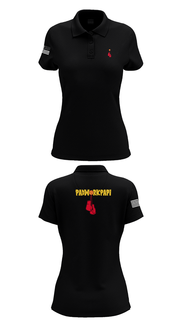 Womens Short Sleeve Performance Polo, PADWORKPAPI, E-Sports, Teamtime, Team time, sublimation, custom sports apparel, team uniforms, spirit wear, spiritwear, sports uniforms, custom shirts, team store, custom team store, fundraiser sports, apparel fundraiser