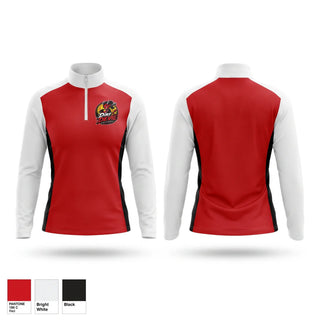 Quarter Zip Jacket, Dirt Devils, Softball, Teamtime, Team time, sublimation, custom sports apparel, team uniforms, spirit wear, spiritwear, sports uniforms, custom shirts, team store, custom team store, fundraiser sports, apparel fundraiser