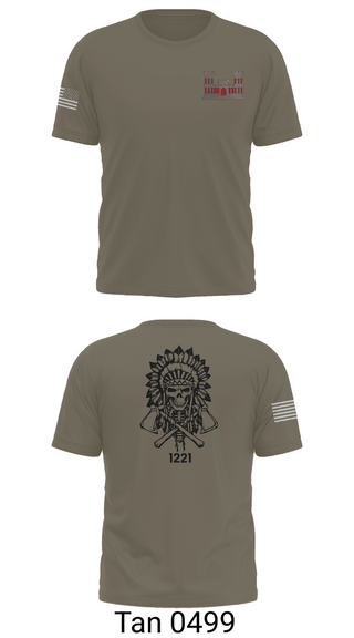 Old School Cotton Feel Shirt, 1221st Route Clearance Co., National Guard, Teamtime, Team time, sublimation, custom sports apparel, team uniforms, spirit wear, spiritwear, sports uniforms, custom shirts, team store, custom team store, fundraiser sports, apparel fundraiser