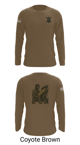 Long Sleeve Performance Shirt, 2/11 Battery H, Marines, Teamtime, Team time, sublimation, custom sports apparel, team uniforms, spirit wear, spiritwear, sports uniforms, custom shirts, team store, custom team store, fundraiser sports, apparel fundraiser