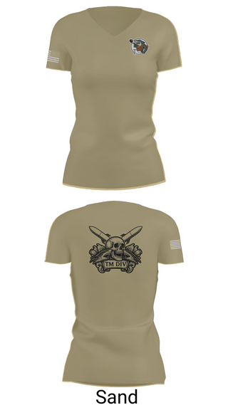 Womens Short Sleeve Vneck Shirt, USS Illinois (SSN 786), , Teamtime, Team time, sublimation, custom sports apparel, team uniforms, spirit wear, spiritwear, sports uniforms, custom shirts, team store, custom team store, fundraiser sports, apparel fundraiser