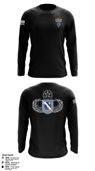 Long Sleeve Performance Shirt, 1-143rd airborne infantry regiment, , Teamtime, Team time, sublimation, custom sports apparel, team uniforms, spirit wear, spiritwear, sports uniforms, custom shirts, team store, custom team store, fundraiser sports, apparel fundraiser