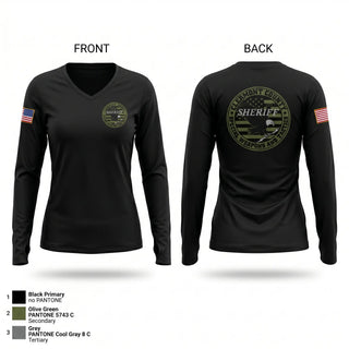 Womens Long Sleeve Vneck Shirt, Swat, Police, Teamtime, Team time, sublimation, custom sports apparel, team uniforms, spirit wear, spiritwear, sports uniforms, custom shirts, team store, custom team store, fundraiser sports, apparel fundraiser