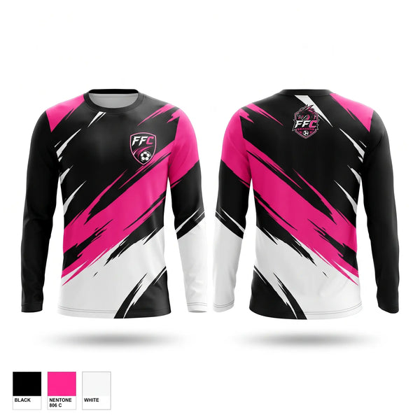 Long Sleeve Performance Shirt, FFC, Men's Soccer, Teamtime, Team time, sublimation, custom sports apparel, team uniforms, spirit wear, spiritwear, sports uniforms, custom shirts, team store, custom team store, fundraiser sports, apparel fundraiser