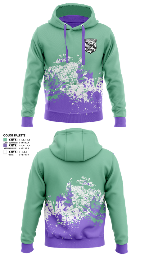 Hoodie, San Carlos Park Scorpion SC, Women's Soccer, Teamtime, Team time, sublimation, custom sports apparel, team uniforms, spirit wear, spiritwear, sports uniforms, custom shirts, team store, custom team store, fundraiser sports, apparel fundraiser