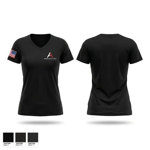 Womens Short Sleeve Vneck Shirt, Aero seat, Fire Department, Teamtime, Team time, sublimation, custom sports apparel, team uniforms, spirit wear, spiritwear, sports uniforms, custom shirts, team store, custom team store, fundraiser sports, apparel fundraiser