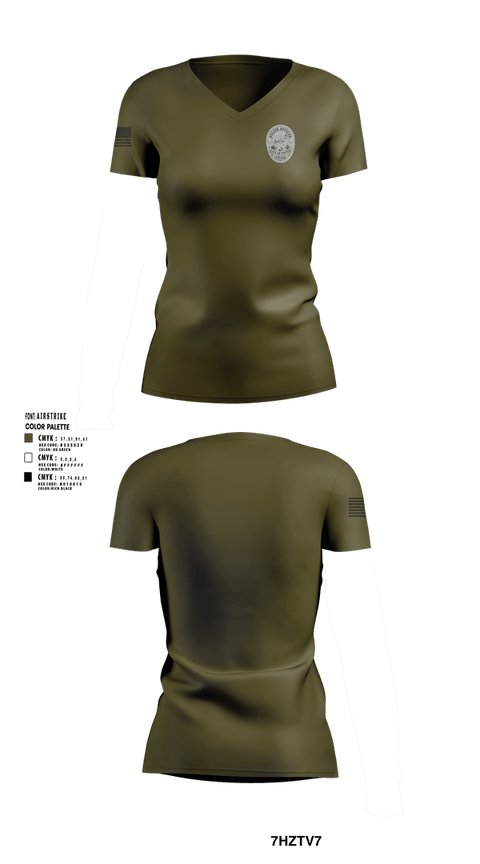 Womens Short Sleeve Vneck Shirt, Tipton Police Department, Police, Teamtime, Team time, sublimation, custom sports apparel, team uniforms, spirit wear, spiritwear, sports uniforms, custom shirts, team store, custom team store, fundraiser sports, apparel fundraiser