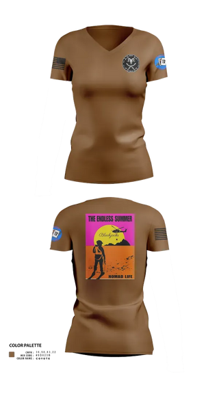 Womens Short Sleeve Vneck Shirt, A co 2-4GSAB, Army, Teamtime, Team time, sublimation, custom sports apparel, team uniforms, spirit wear, spiritwear, sports uniforms, custom shirts, team store, custom team store, fundraiser sports, apparel fundraiser