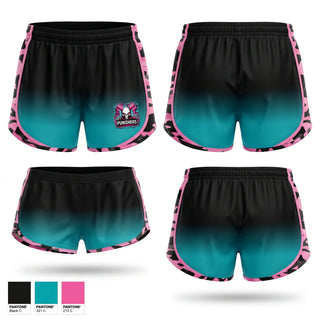 Womens Shorts, Chicago Heights Punishers, Softball, Teamtime, Team time, sublimation, custom sports apparel, team uniforms, spirit wear, spiritwear, sports uniforms, custom shirts, team store, custom team store, fundraiser sports, apparel fundraiser
