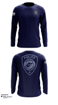 Mabscott Police Department 91451500 Long Sleeve Performance Shirt - 1