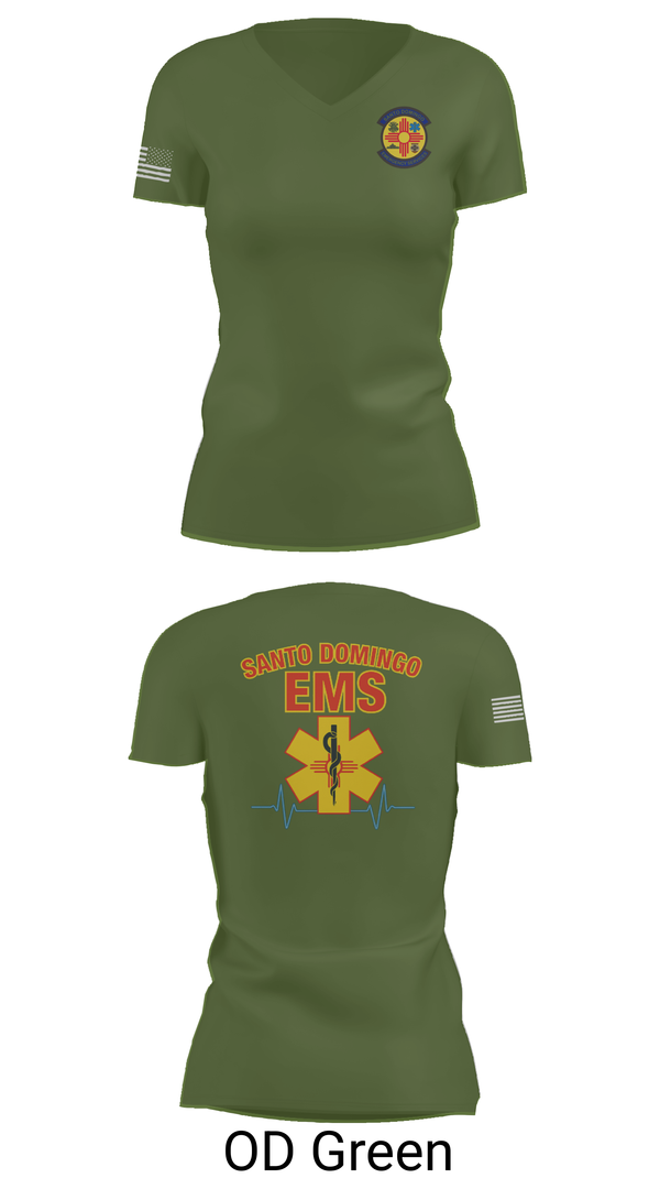 Womens Short Sleeve Vneck Shirt, SDEMS, , Teamtime, Team time, sublimation, custom sports apparel, team uniforms, spirit wear, spiritwear, sports uniforms, custom shirts, team store, custom team store, fundraiser sports, apparel fundraiser