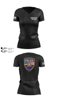 Philadelphia police narcotics 89057039 Women's Short Sleeve V-neck Shirt - 100
