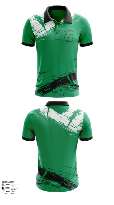 Shamrocks 77851794 Short Sleeve Performance Polo - 1