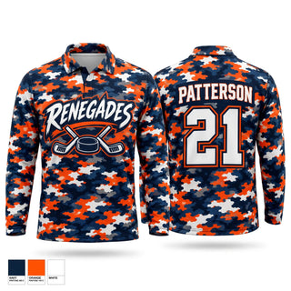 Short Sleeve Performance Polo, Renegades, Ice Hockey, Teamtime, Team time, sublimation, custom sports apparel, team uniforms, spirit wear, spiritwear, sports uniforms, custom shirts, team store, custom team store, fundraiser sports, apparel fundraiser