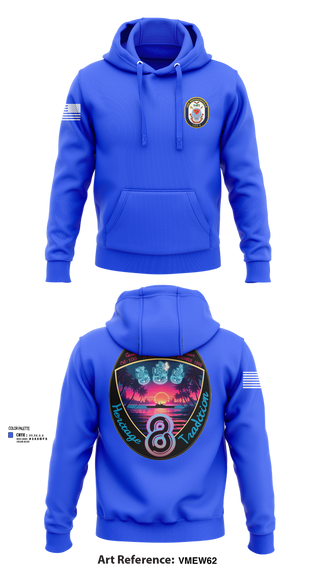Hoodie, USS Bougainville CPO, , Teamtime, Team time, sublimation, custom sports apparel, team uniforms, spirit wear, spiritwear, sports uniforms, custom shirts, team store, custom team store, fundraiser sports, apparel fundraiser