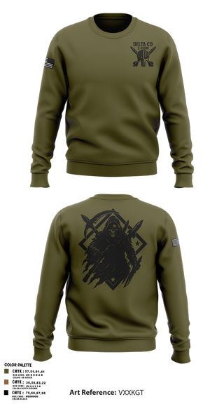 Crew Neck Sweatshirt, , National Guard, Teamtime, Team time, sublimation, custom sports apparel, team uniforms, spirit wear, spiritwear, sports uniforms, custom shirts, team store, custom team store, fundraiser sports, apparel fundraiser