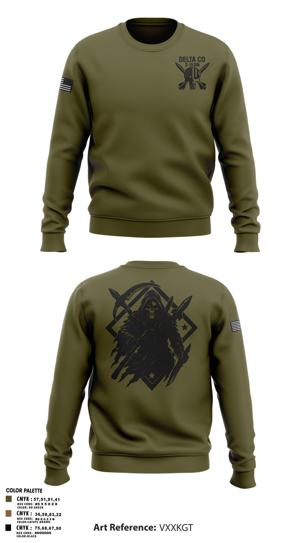 Crew Neck Sweatshirt, , National Guard, Teamtime, Team time, sublimation, custom sports apparel, team uniforms, spirit wear, spiritwear, sports uniforms, custom shirts, team store, custom team store, fundraiser sports, apparel fundraiser