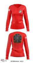 MACS4 13134180 Women's Long Sleeve V-neck Shirt - 103