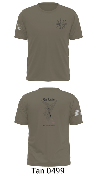 Old School Cotton Feel Shirt, 1st Platoon / B CO / 2-5 CAV, Army, Teamtime, Team time, sublimation, custom sports apparel, team uniforms, spirit wear, spiritwear, sports uniforms, custom shirts, team store, custom team store, fundraiser sports, apparel fundraiser
