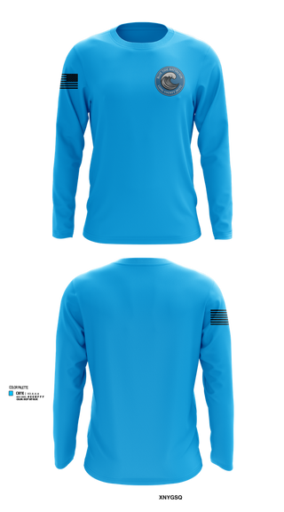 Long Sleeve Performance Shirt, Blue Tide Battalion, , Teamtime, Team time, sublimation, custom sports apparel, team uniforms, spirit wear, spiritwear, sports uniforms, custom shirts, team store, custom team store, fundraiser sports, apparel fundraiser