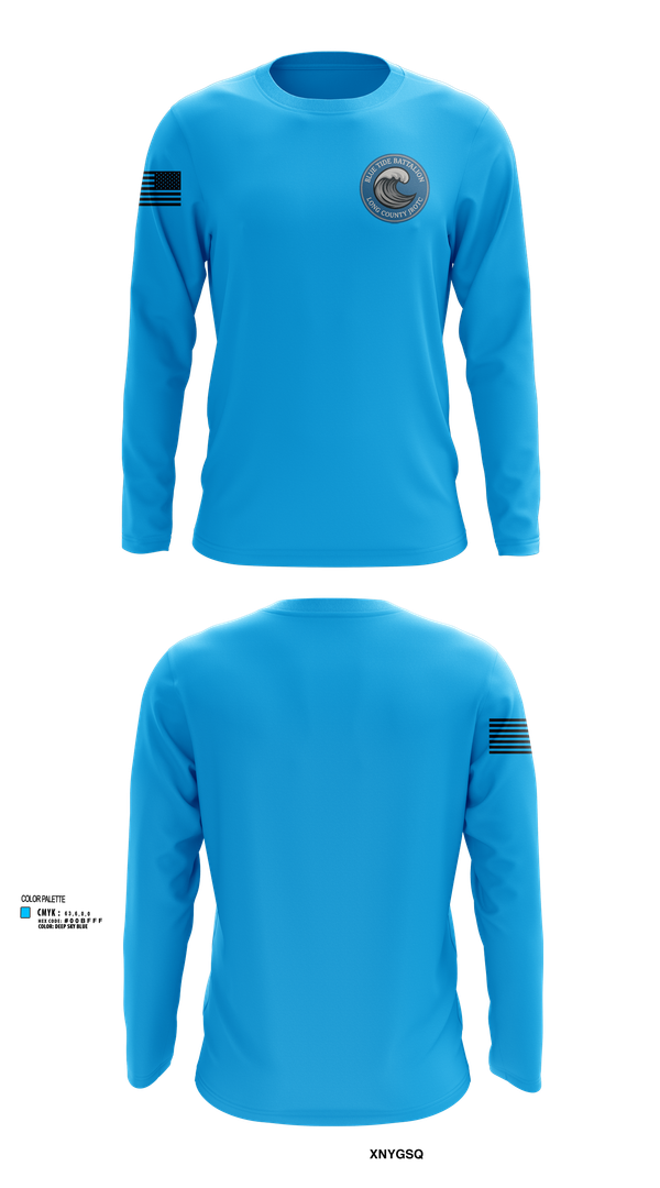 Long Sleeve Performance Shirt, Blue Tide Battalion, , Teamtime, Team time, sublimation, custom sports apparel, team uniforms, spirit wear, spiritwear, sports uniforms, custom shirts, team store, custom team store, fundraiser sports, apparel fundraiser