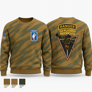 Crew Neck Sweatshirt, Meerkats 173rd, Army, Teamtime, Team time, sublimation, custom sports apparel, team uniforms, spirit wear, spiritwear, sports uniforms, custom shirts, team store, custom team store, fundraiser sports, apparel fundraiser