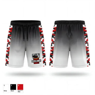 Athletic Shorts With Pockets, Badlands Bandits, Men's Basketball, Teamtime, Team time, sublimation, custom sports apparel, team uniforms, spirit wear, spiritwear, sports uniforms, custom shirts, team store, custom team store, fundraiser sports, apparel fundraiser