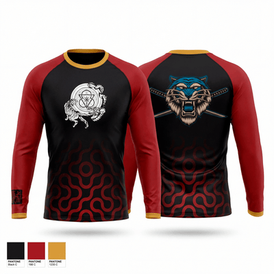 Quest Academy 29624064 Long Sleeve Rash Guard Shirt - 1