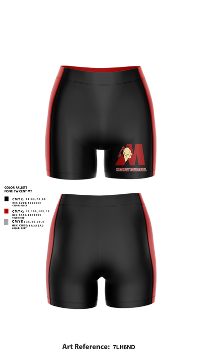 Matoaca High School Volleyball 72372145 Women's Shorts - 1