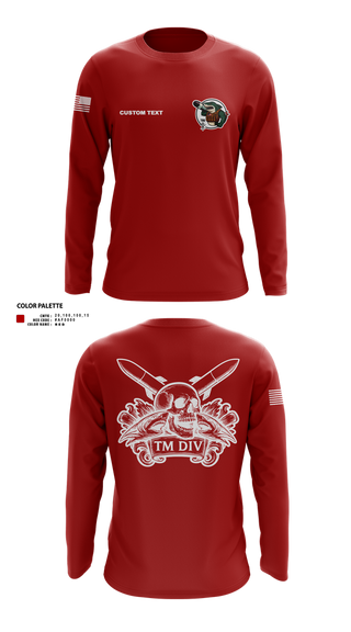 Long Sleeve Performance Shirt, USS Illinois (SSN 786), , Teamtime, Team time, sublimation, custom sports apparel, team uniforms, spirit wear, spiritwear, sports uniforms, custom shirts, team store, custom team store, fundraiser sports, apparel fundraiser