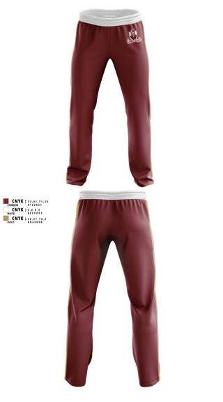 Sweatpants, Whittier Crimson Knights, , Teamtime, Team time, sublimation, custom sports apparel, team uniforms, spirit wear, spiritwear, sports uniforms, custom shirts, team store, custom team store, fundraiser sports, apparel fundraiser