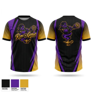 Soft Poly Tee Cotton Like Feel, Rim Genie, Softball, Teamtime, Team time, sublimation, custom sports apparel, team uniforms, spirit wear, spiritwear, sports uniforms, custom shirts, team store, custom team store, fundraiser sports, apparel fundraiser
