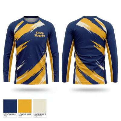Kitsap Sluggerz 17102965 Long Sleeve Performance Shirt 1