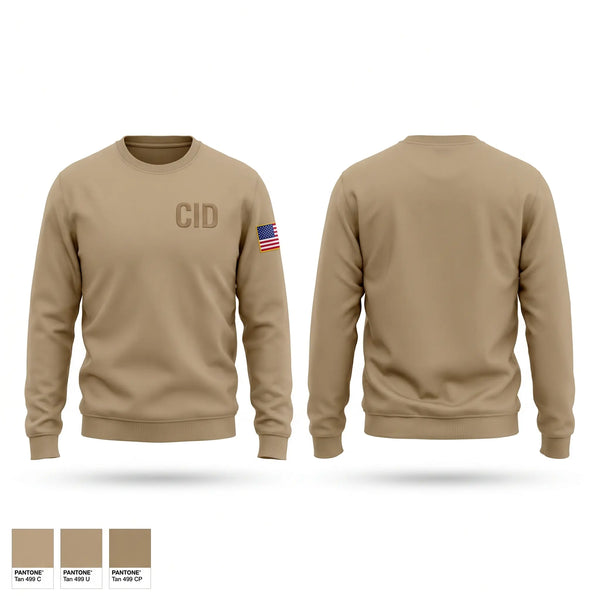 Crew Neck Sweatshirt, CID, Police, Teamtime, Team time, sublimation, custom sports apparel, team uniforms, spirit wear, spiritwear, sports uniforms, custom shirts, team store, custom team store, fundraiser sports, apparel fundraiser